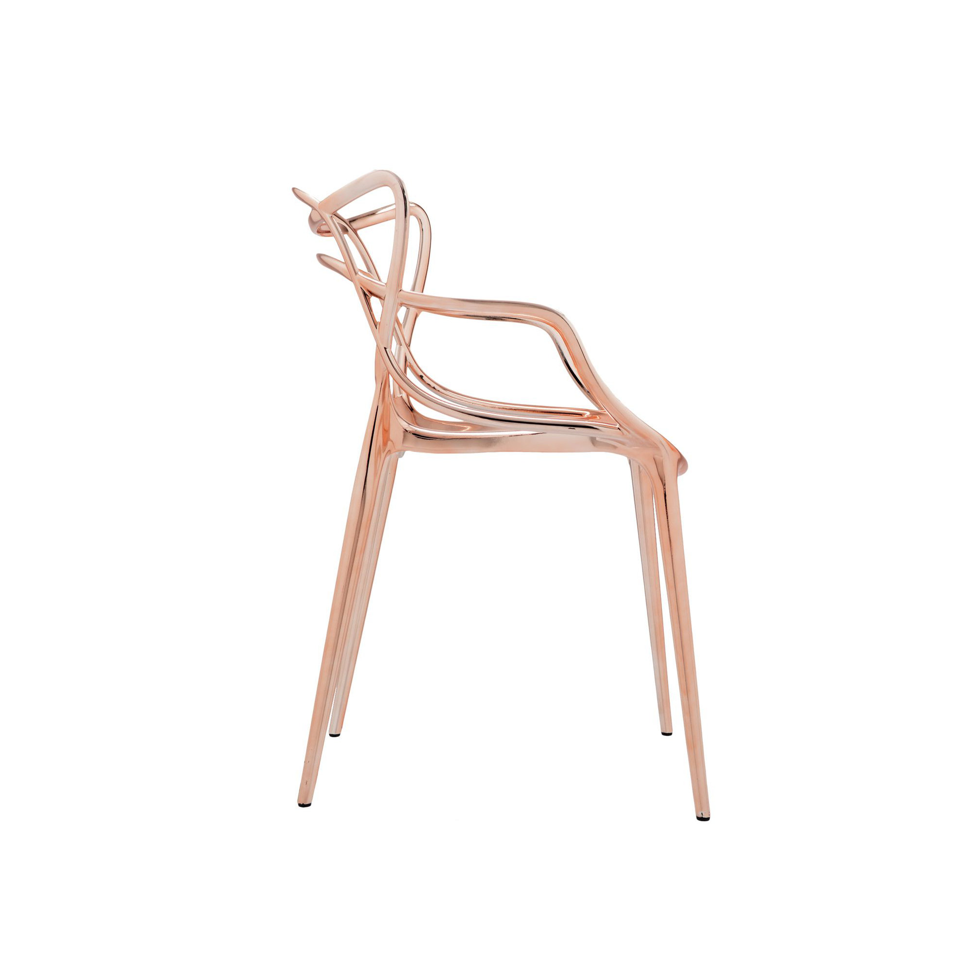 Masters Metal Armchair, Copper