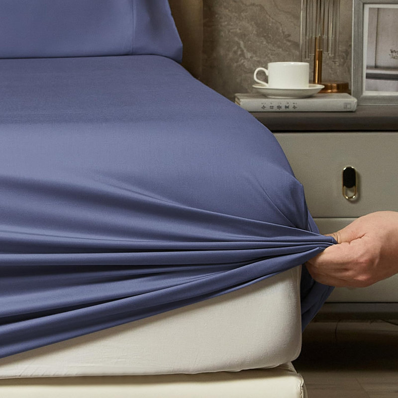 100% Tencel Cooling Sheets, 18” Deep Pocket Sheet set Silky Soft Lyocell Sheets, King, Cream