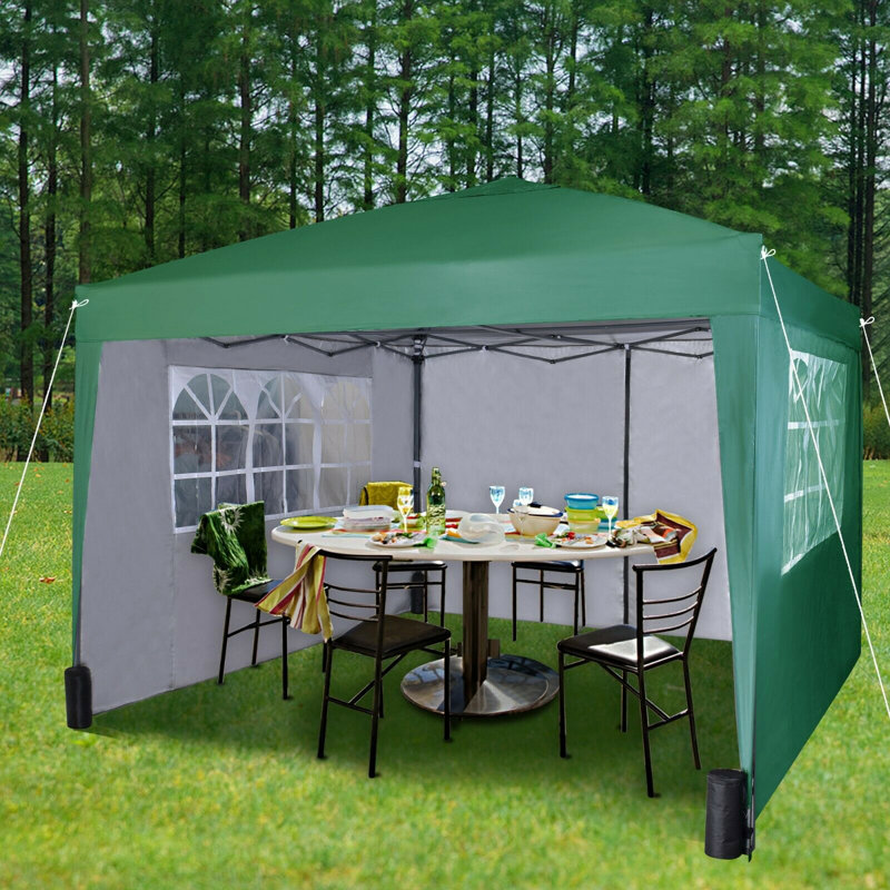 Jarrow 3m x 3m Steel Pop-Up Gazebo, Green