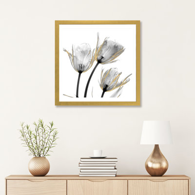 « doré orné de tulipes ii » par albert koetsier,-print