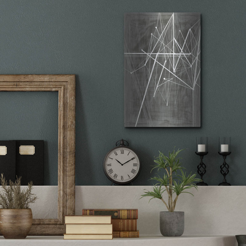 «Vertices II» par Ethan Harper, art mural en métal, H 16 po x l 12 po