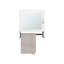 19.7" H X 17.7" W White Mirror Cabinet With Towel Rack - And Functional For Bath Kitchen, Two Interior Shelves Rack, 19.7"x17.7", Contemporary Practical Ideal Bathroom &-531901167