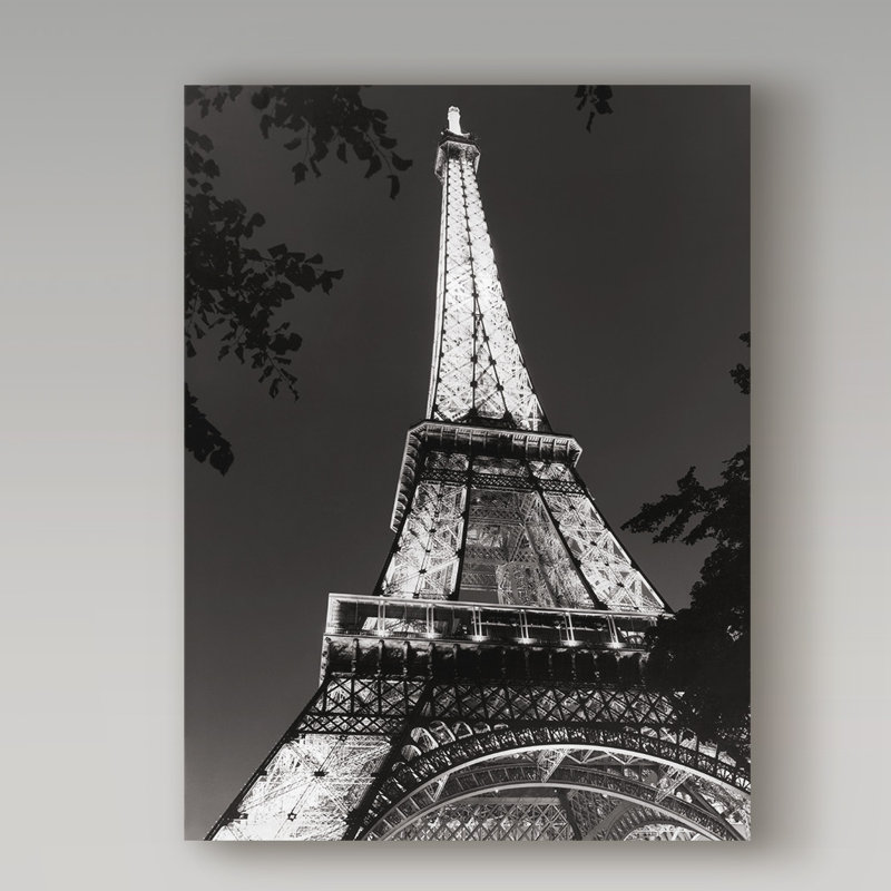Avisha «Eiffel Tower at Night», reproduction de photo sur toile tendue, H 32 po x l 24 po