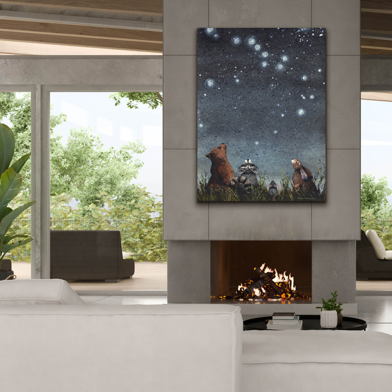 "Constellations" par Maggie Vandewalle, H 54 po x l 40 po x P 1,5 po