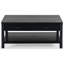 Table basse noire à 1 tiroir Couture Collection Jaylessa