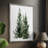 Simple Evergreens I Framed Print - Solid Wood-1755803662