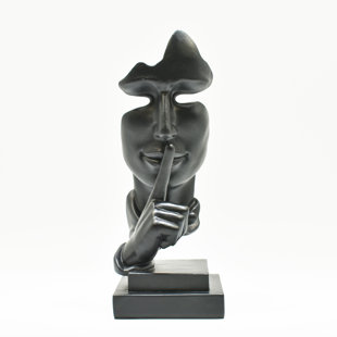 Sculpture Adam & Friends Home Silence Is Golden | 1 pièce