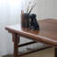 Bureau et table basse en noyer de qualité-126578674