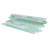 Natural 11.82 in. x 12.01 in. Interlocking Glossy Glass Mosaic Tile-60816655