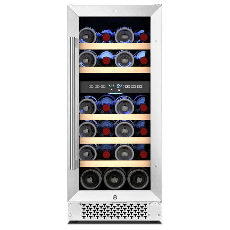 Yeego 30 in. Dual Zone Cellar Cooling Unit 66-Bottles Built- in Wine Cooler  Side-by-Side Refrigerators Mini Fridge in Black YEG-2WS15-HD - The Home  Depot
