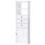 Grande armoire de rangement polyvalente avec plusieurs options de rangement et tablettes réglables pour divers espaces.-1881724347