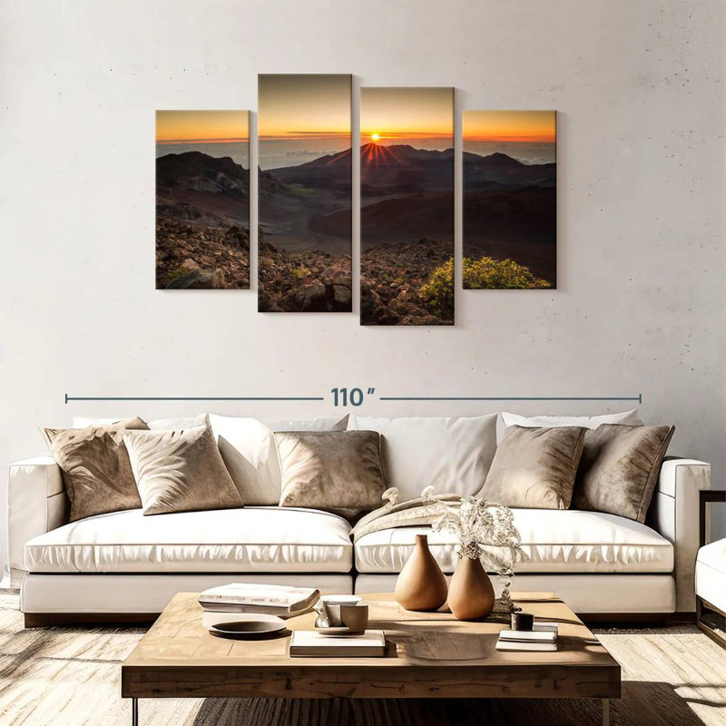 Alvord Haleakala Sunset Rays, 48" H x 75" W