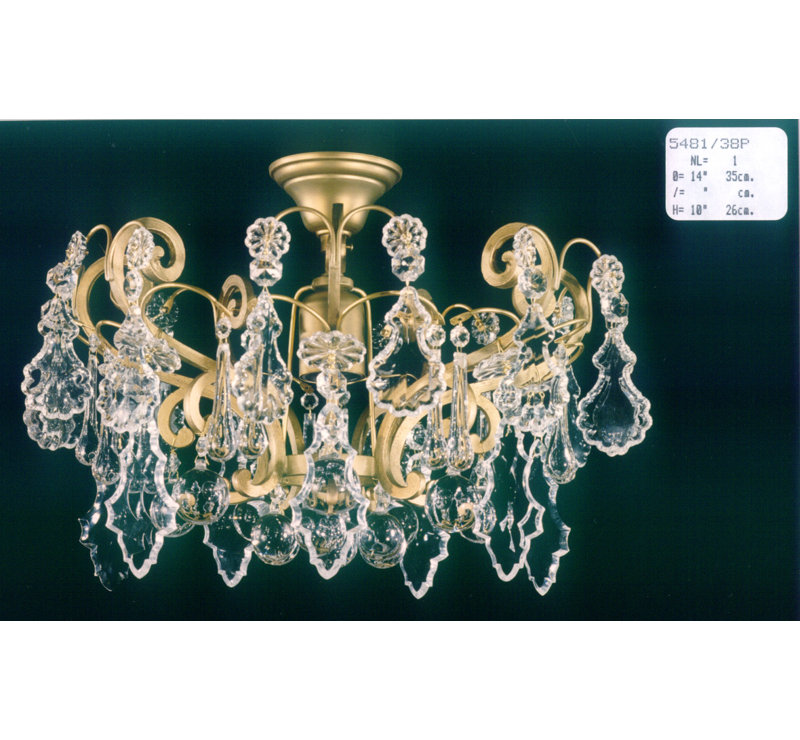 Desroches Semi Flush Mount, Antique Silver