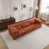 Tissu orange est en rupture de stock