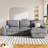 Upholstery Sleeper Sectional Sofa-1644585193