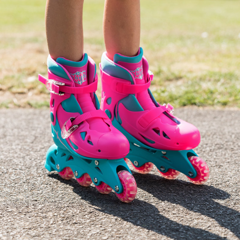 Amburgey Freeport Park Push/Pull Ride On, Small, Pink/Blue