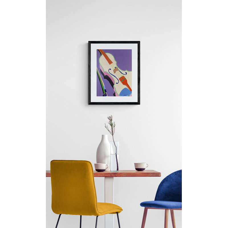 Violin Print by Sue Graef, Framed Gallery Wrapped Canvas, 32" H x 24" W