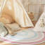 Tapis arc-en-ciel moelleux pour enfants Ajayah
