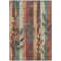 Machine Washable Indoor/Outdoor Xhevrie Terracotta Rug