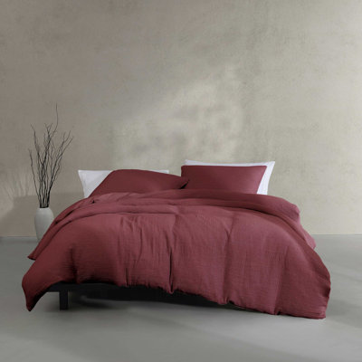 Washed Texture Cotton Duvet Cover Set