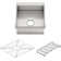 8 Degree™ Undermount Bar Sink with Bottom Bowl Rack and Wine Rack