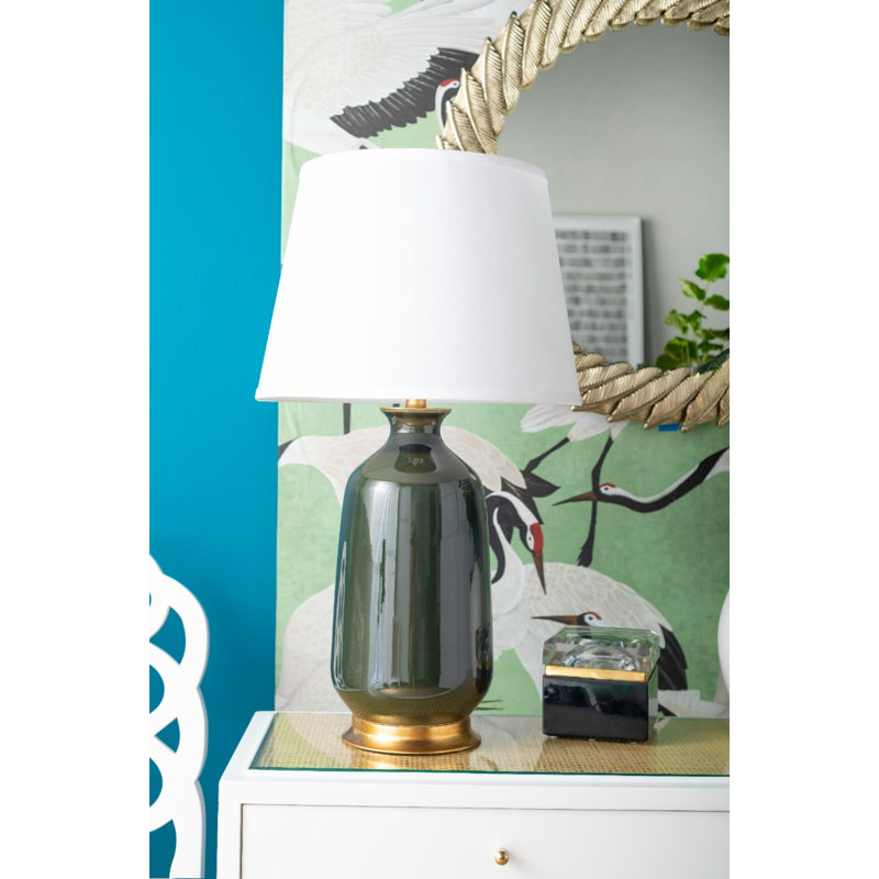 Carolyn Table Lamp, Olive Green