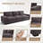 Ebern Designs Judeth Square Arm Modular Sofa-988554788-988300138