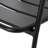 Chair In Matte Black Iron For A Comfortable Patio & Backyard Experience, 27.69"W X 25.3"H, 13.25 Lb , Cozy 24.41"D 27.69"W,