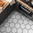Marwood Panal 9" x 10" Porcelain Marble Look Wall & Floor Tile-98496586
