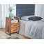 Turbeville 40cm W Iron Bedside Table