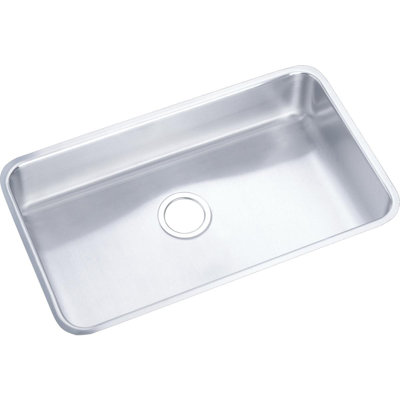 Elkay Lustertone Classic Stainless Steel 31" L x 19" W Undermount Kitchen Sink