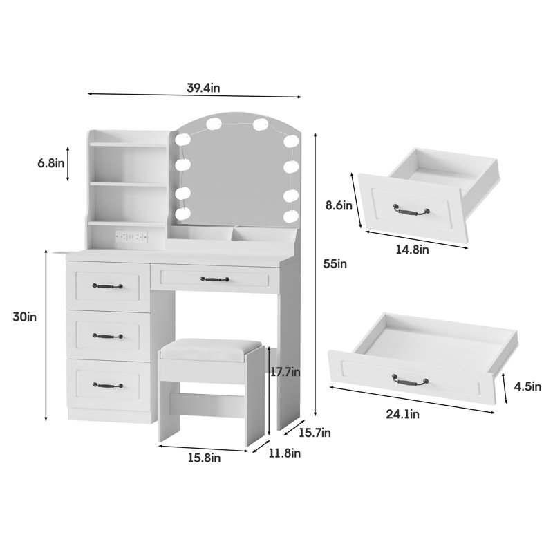 Lytzy Vanity, White
