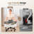 Cross Legged Office Chair, Ergonomic Cloud Criss Cross Desk Chair, Meditation Chair with Wheels, Height Adjustable Seat for ADHD, Wide Kneeling Chair with Back Support-438101542
