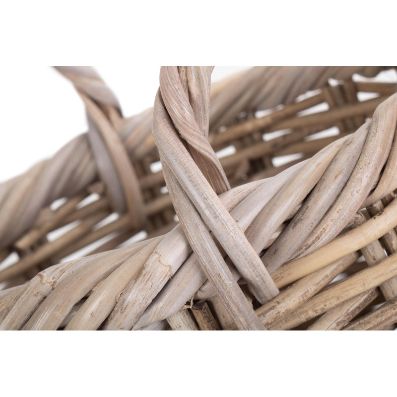 Rattan Umbrella Basket Holder, 54cm H x 28cm W x 28cm D