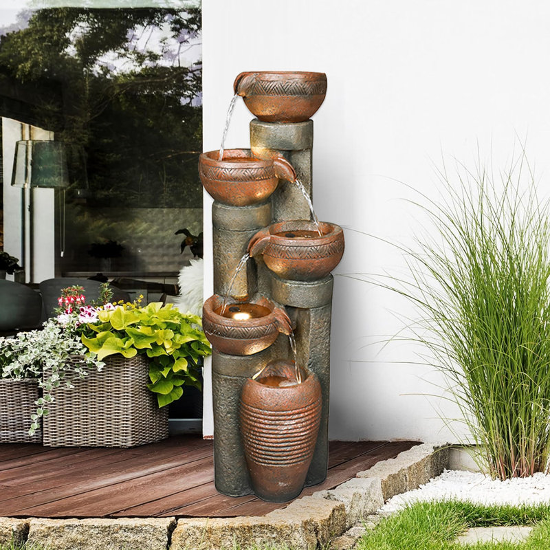 Lohkamp Handcrafted Fountain with Lights
