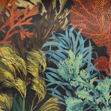 Tropical Collection Bora Bora Coral Inspired 27.8' L x 27.5" W Wallpaper Roll
