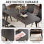 Table de salle à manger 62,99 po Modern Stone-1093609556