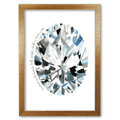 Oval Diamond Friends - Print