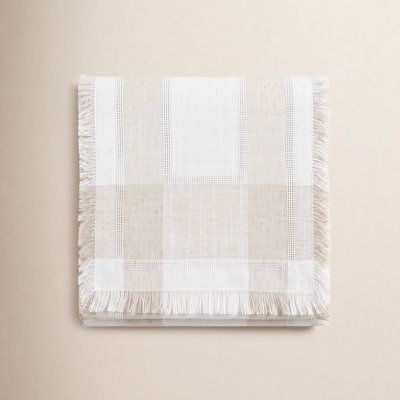 Fringed Table Runner – Non-Reversible Decorative Table Runner for Dining & Console Tables, 16"x72"
