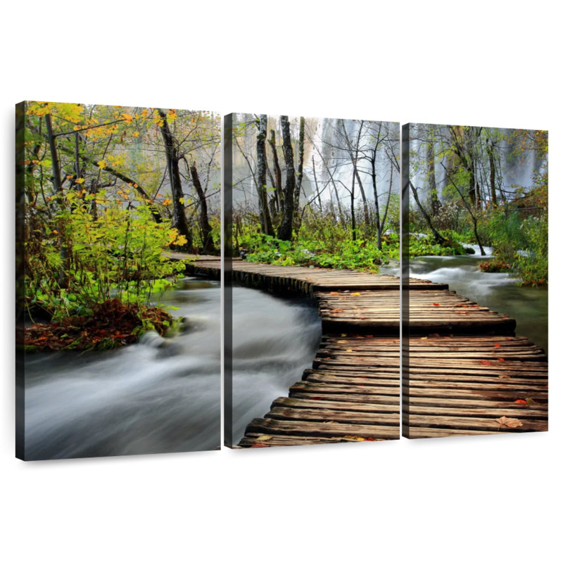 Alvord Forest River Wood Trail, H 48 po x l 74 po