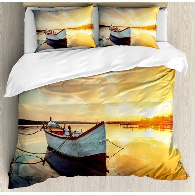 Lake House Coastal Duvet Cover