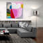 «Theuil» par Marion Griese, art mural en verre acrylique, 36 po x 36 po-1495000644
