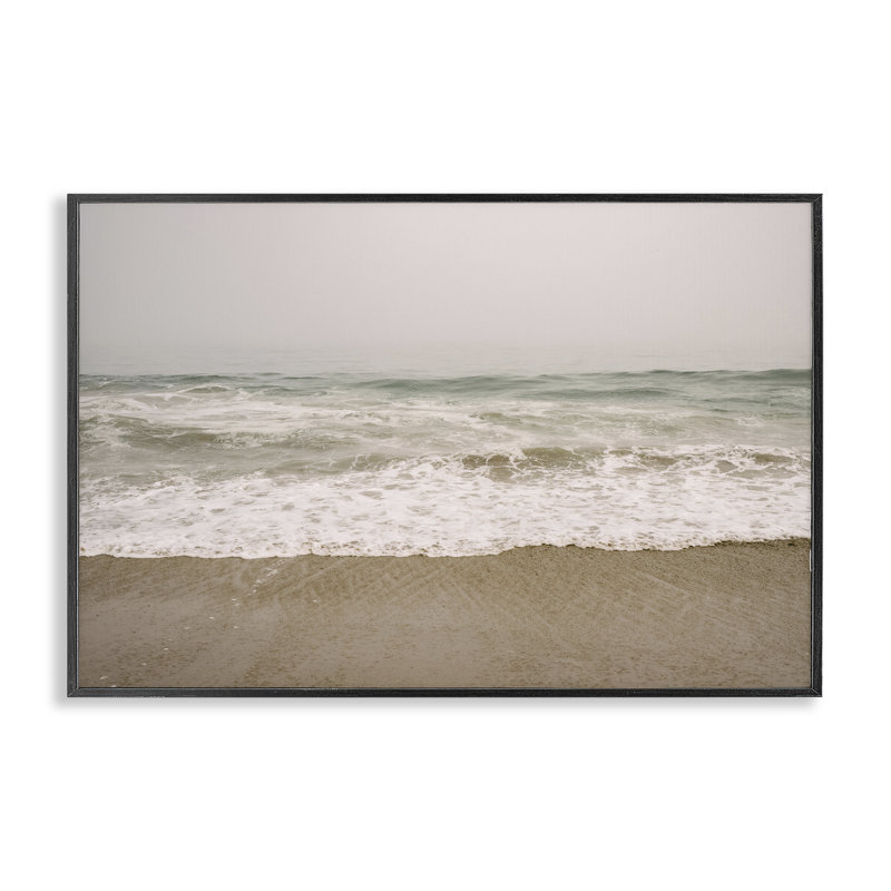  «Peaceful Point Reyes», estampe numérique par Crystal Lynn Collins, Giclée encadrée noir minuit, H 16 po x l 24 po