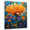 Reproduction d'art mural jaune et bleu, fleur de pissenlit III - Pissenlit