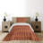Ethnic Eclectic Polyester Geometric Shapes Coverlet-290781225