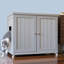 The Refined Litter Box - Wood Cat Litter Box Enclosure Cabinet with Drawer, Cottage Style + Feet-1210003346-1210003347-1210003344