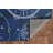 Migliore Machine Washable Blue and Ivory Area Rug-1536956421