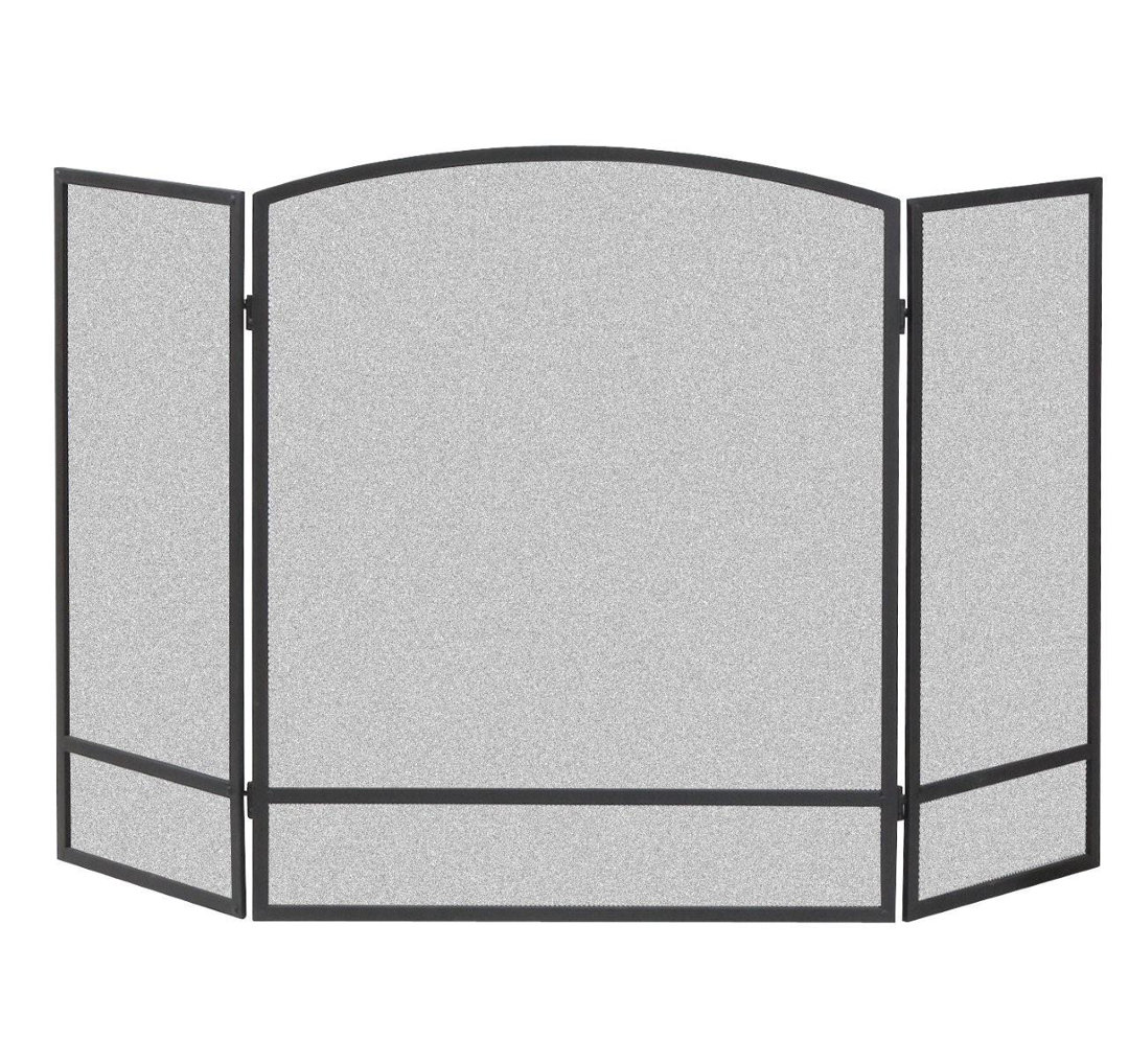 3 Panel Steel Fireplace Screen