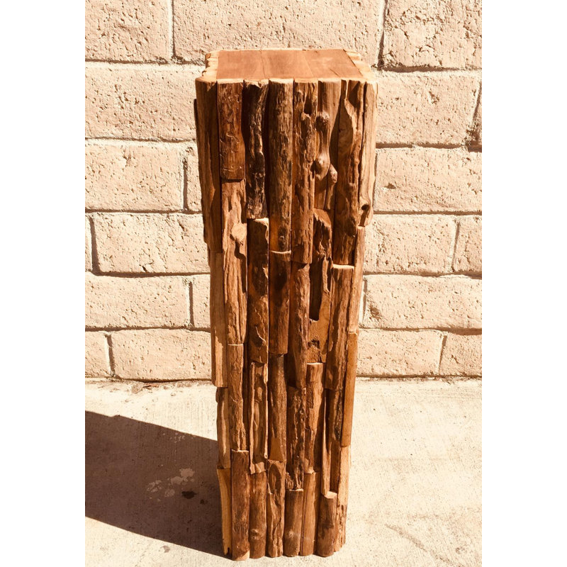 Richas Plant Stand, Natural, 40" H x 9" L x 9" D