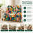 Geometric Abstract Throw Blanket - Vibrant Colorful Shapes, Modern Art Design, Lightweight, Breathable, All-Season, Skin-Friendly, Machine Washable, Decorative, for Sofa, Couch, Living Room and Bedroom-135729204